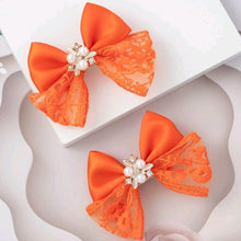 Load image into Gallery viewer, Rhinestone Star &amp; Bow - Hair Clips
