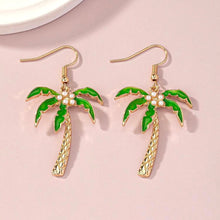 Load image into Gallery viewer, Coconut Palm Tree - Earrings
