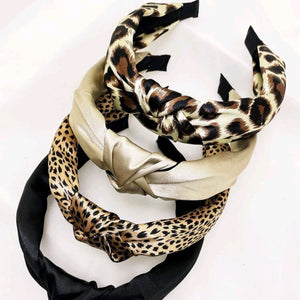 Leopard Print Knot - Headband