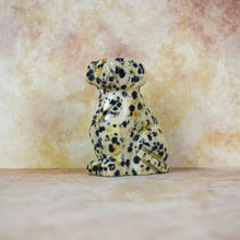 Load image into Gallery viewer, Hand Carved Dog - Dalmation Jasper

